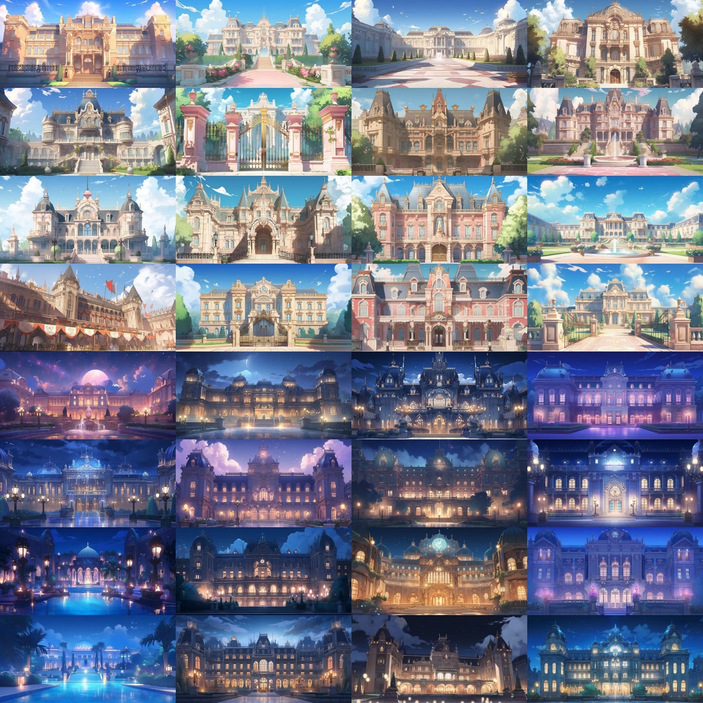 Palace 270 background illustrations
