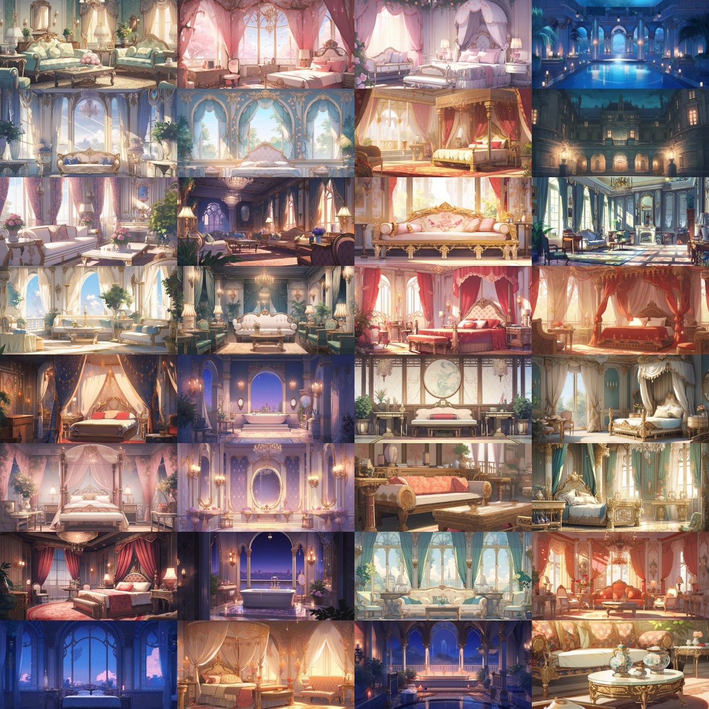 Palace 270 background illustrations
