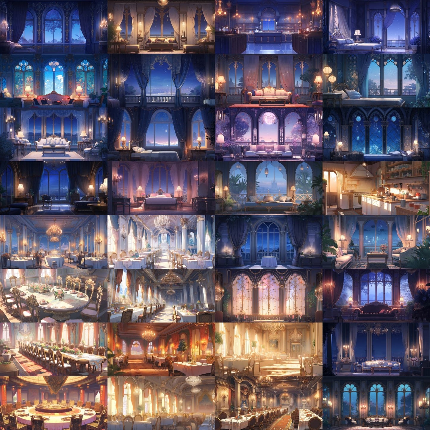 Palace 270 background illustrations