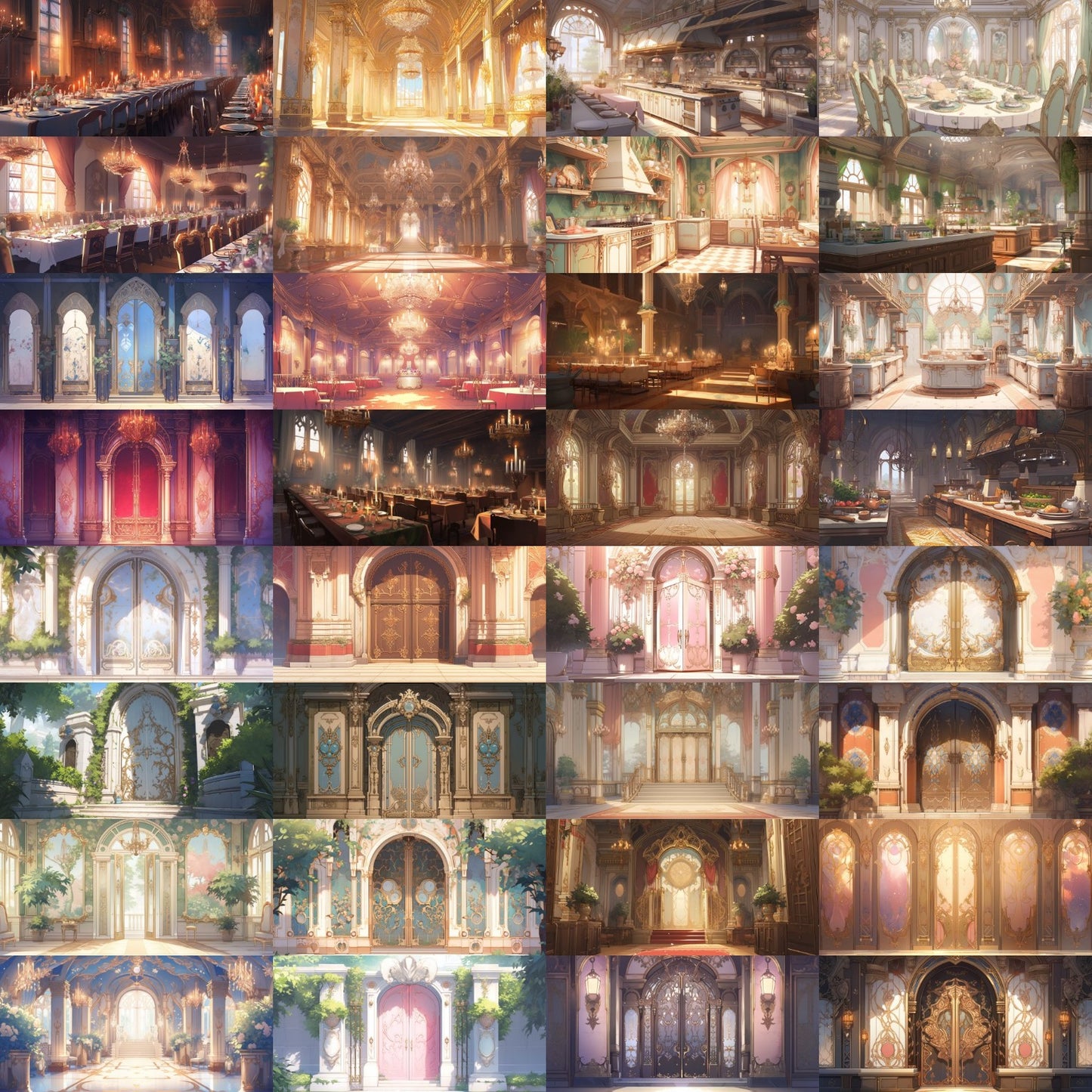 Palace 270 background illustrations
