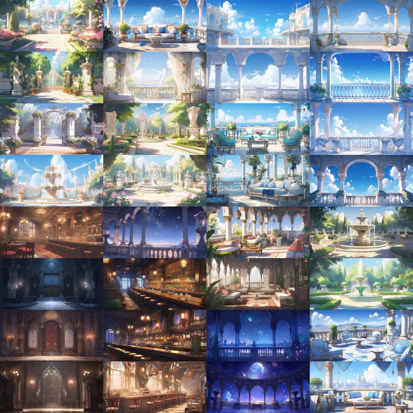 Palace 270 background illustrations