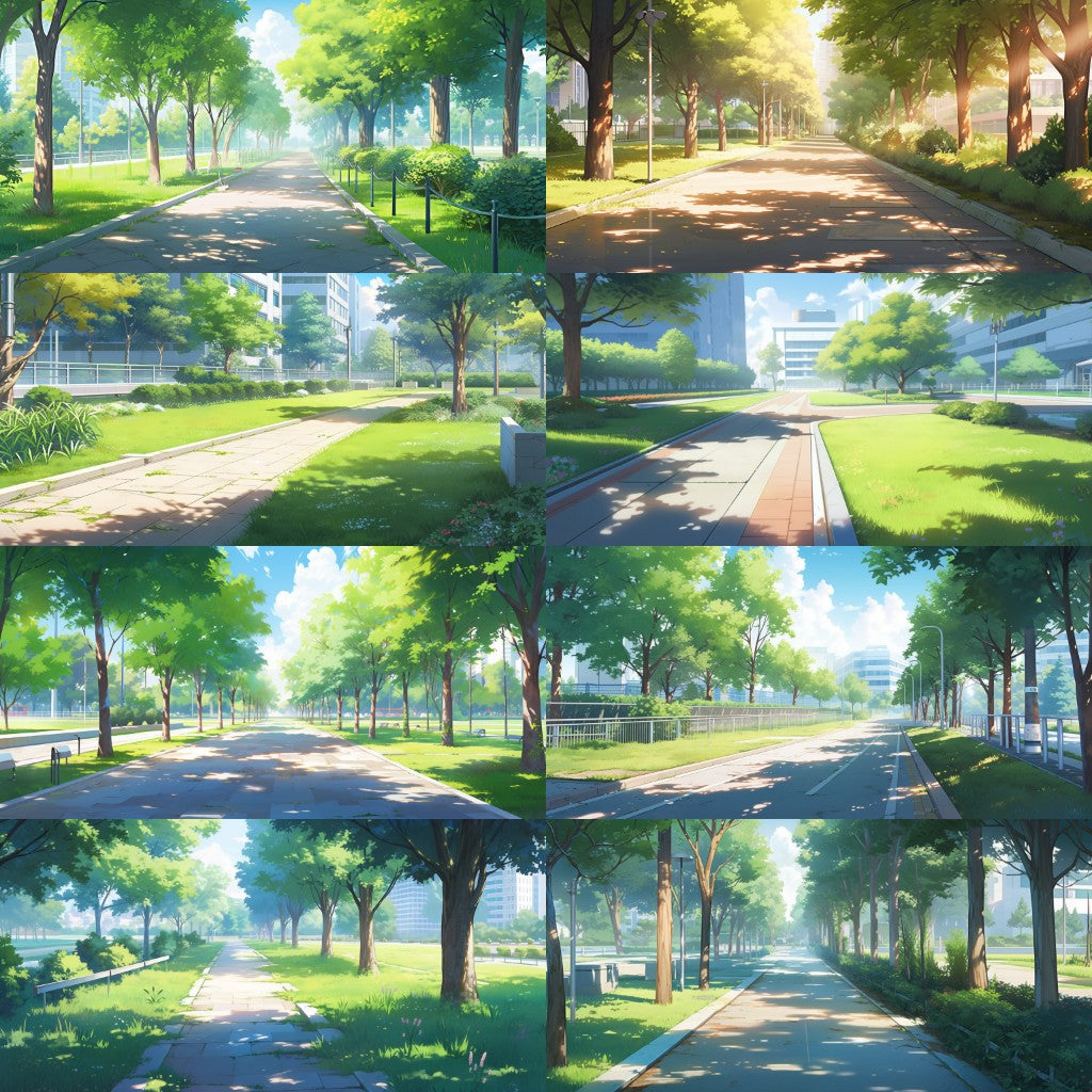 Park 260 background illustrations
