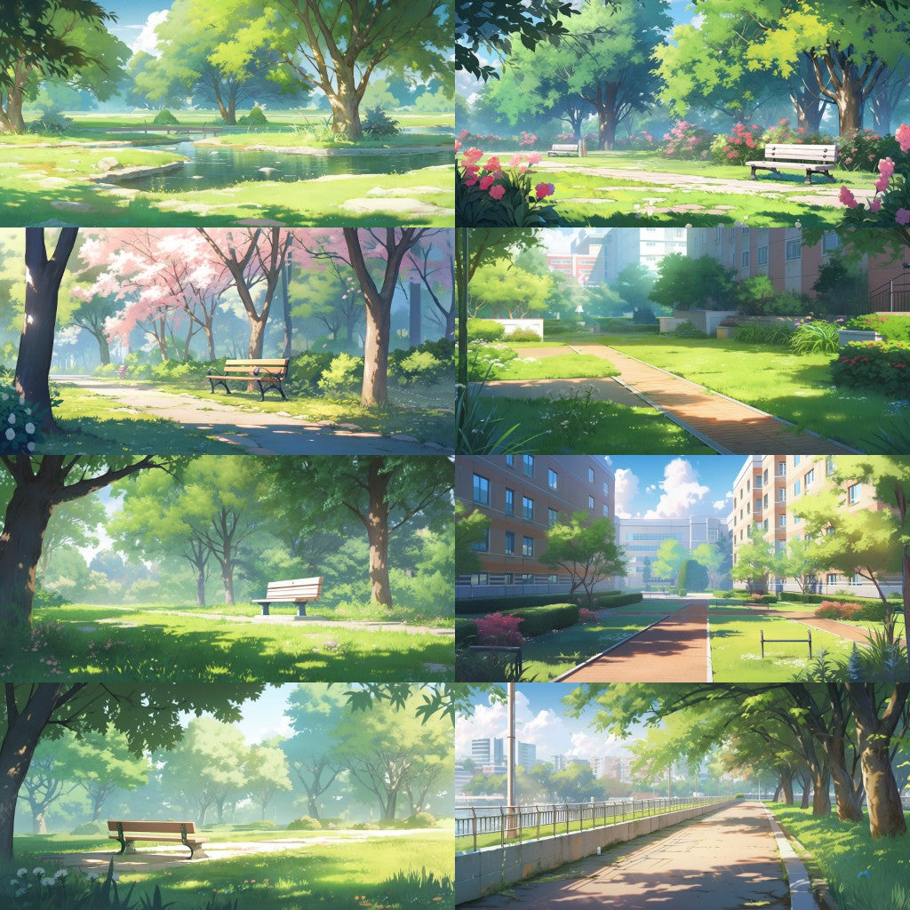 Park 260 background illustrations