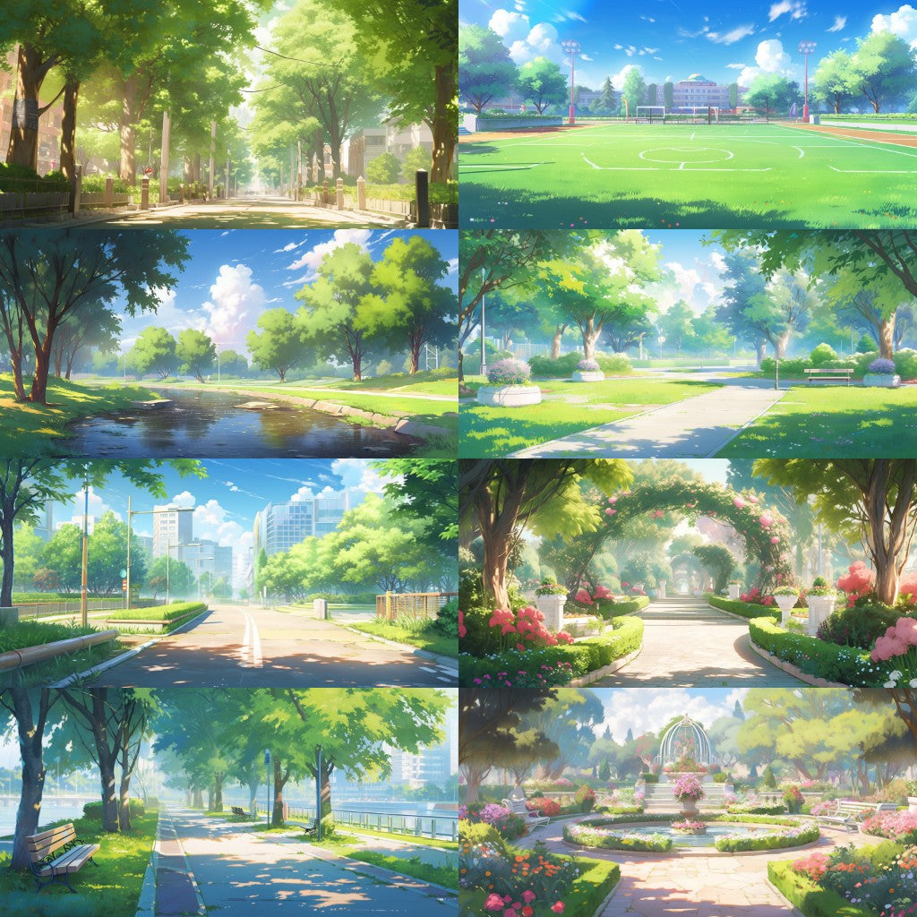 Park 260 background illustrations