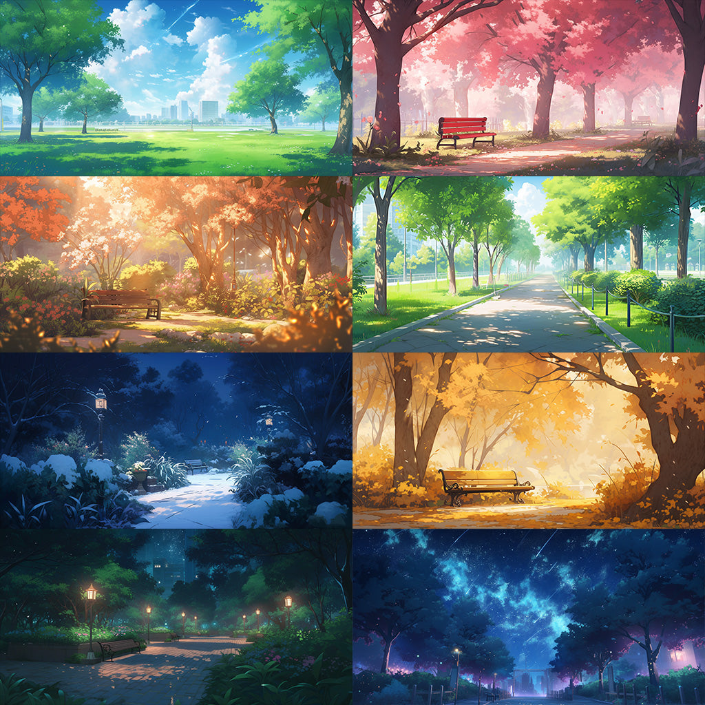 Park 260 background illustrations