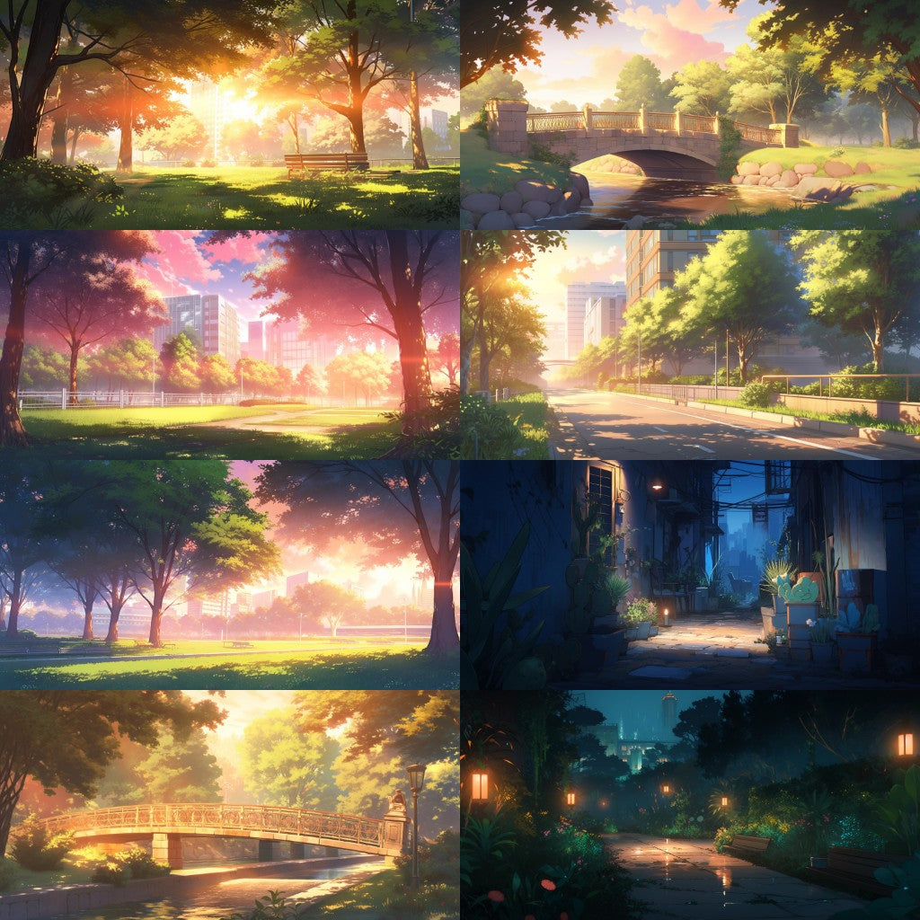 Park 260 background illustrations
