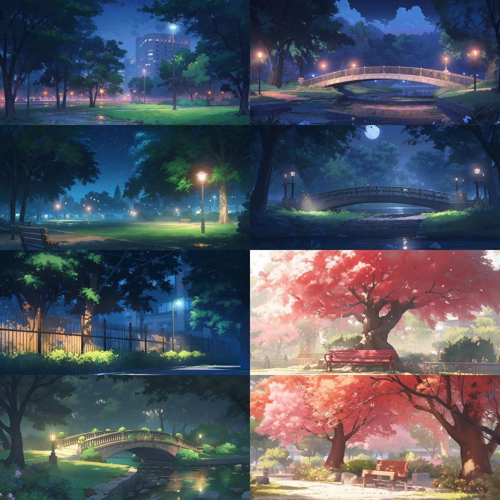Park 260 background illustrations