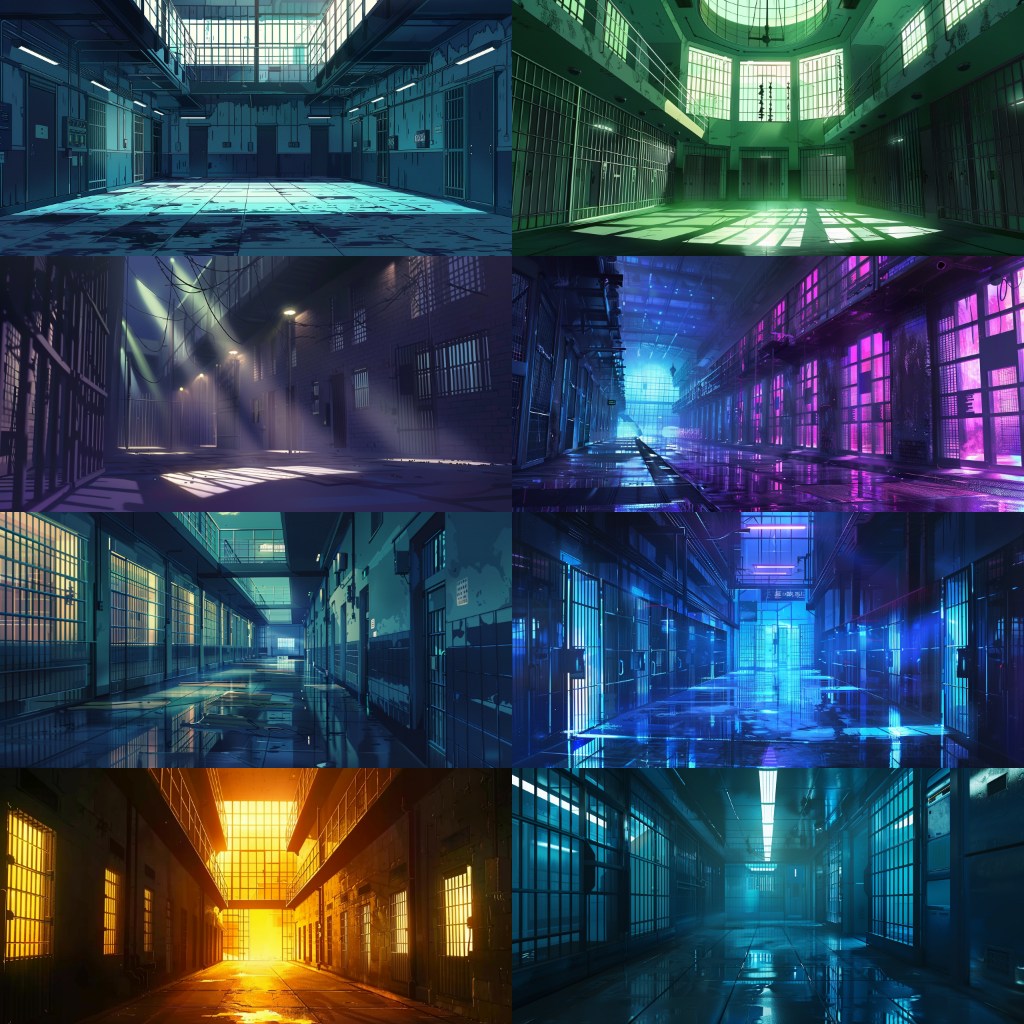 Prison 200 background illustrations
