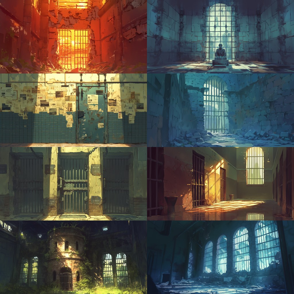 Prison 200 background illustrations