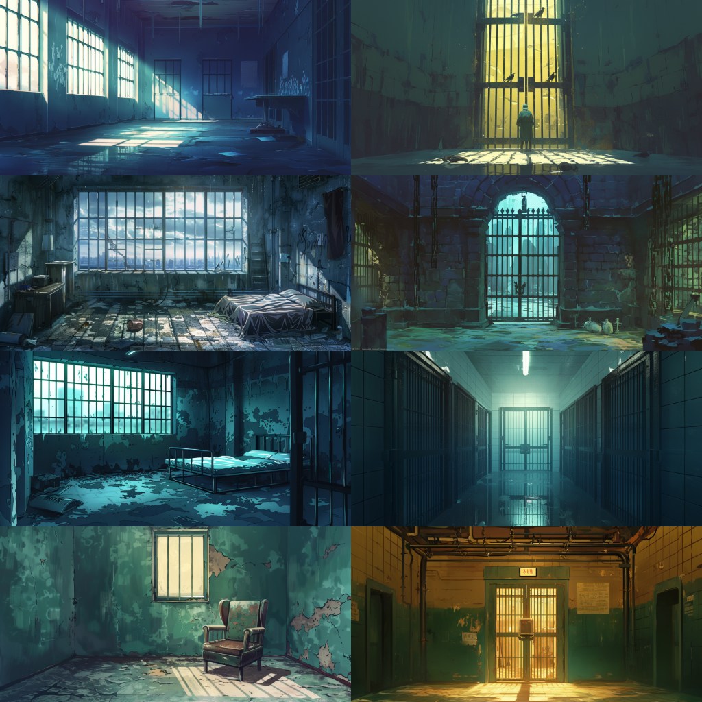 Prison 200 background illustrations