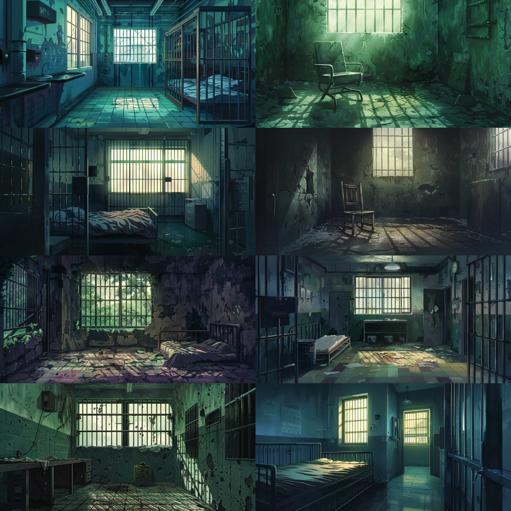 Prison 200 background illustrations