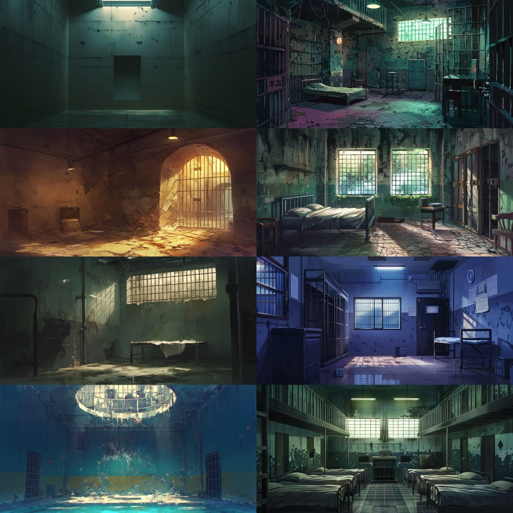 Prison 200 background illustrations