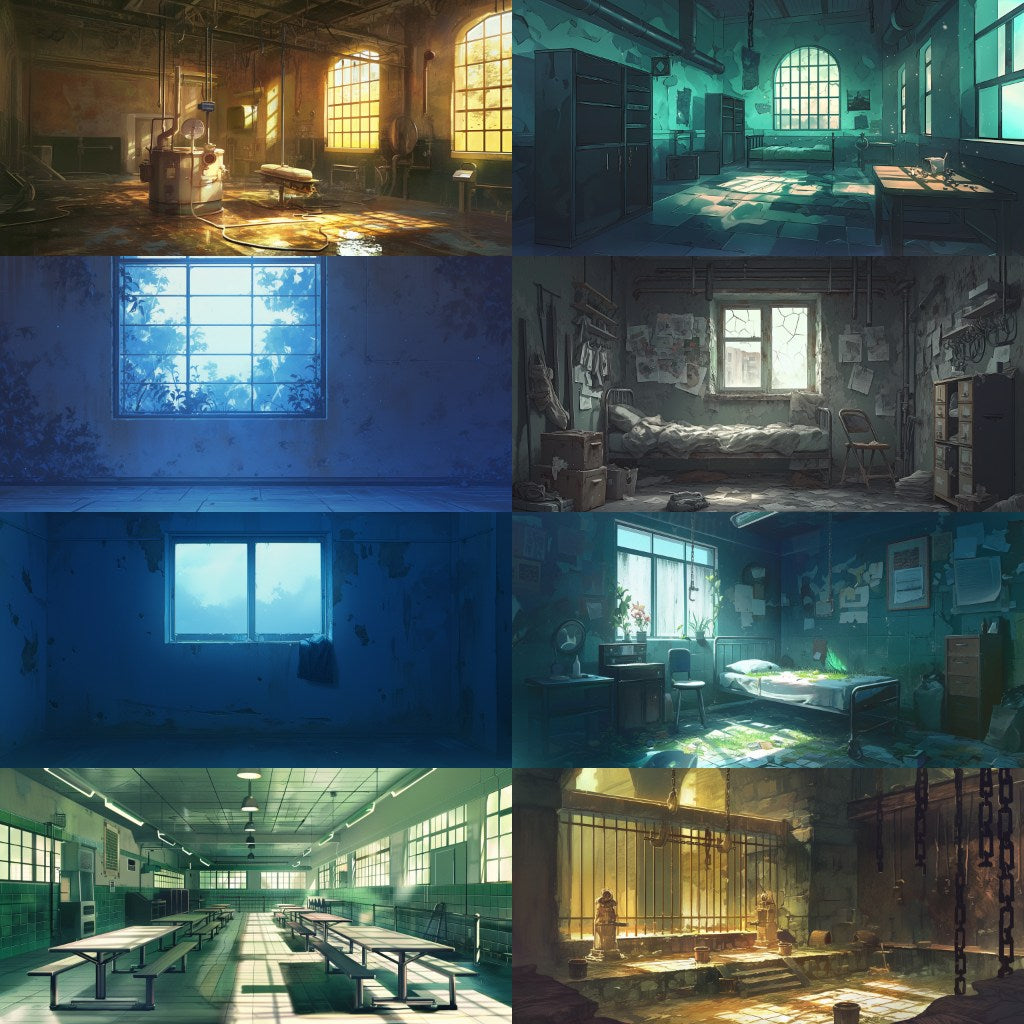Prison 200 background illustrations