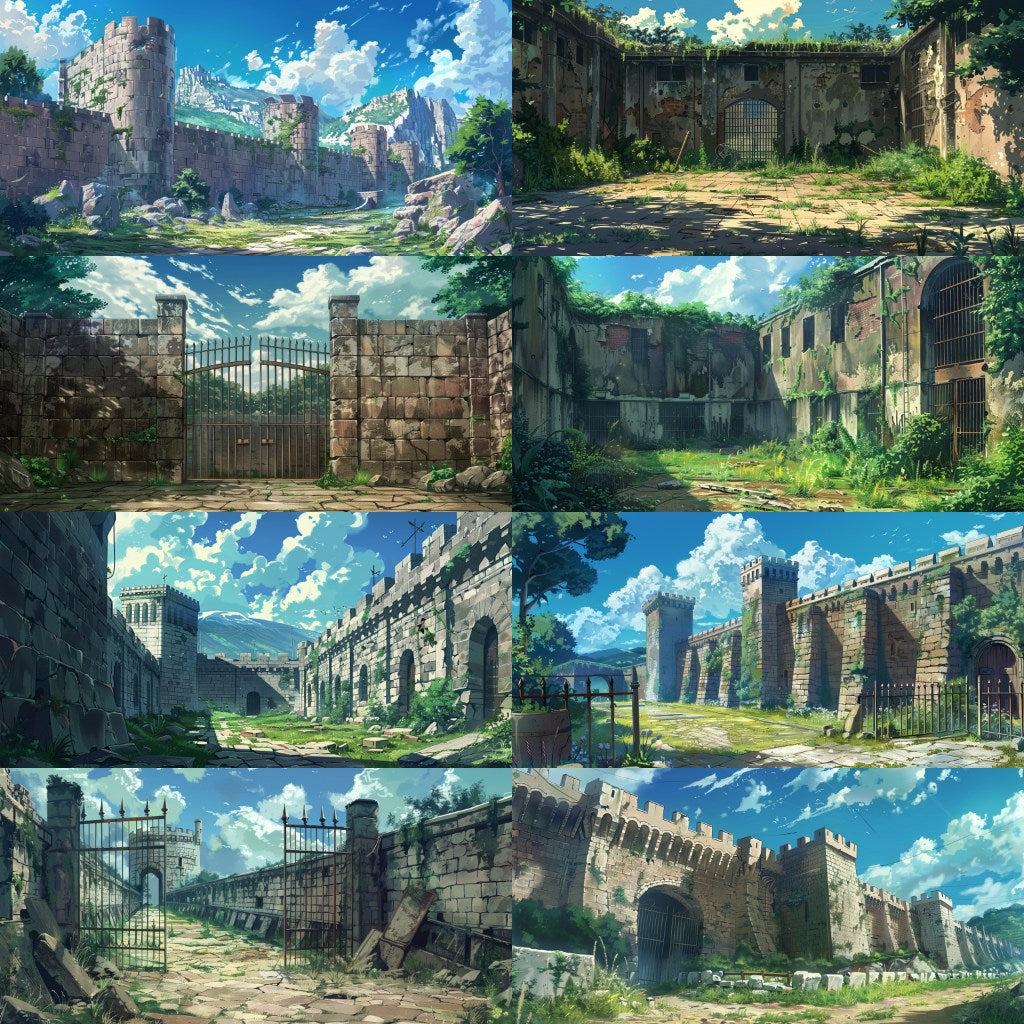 Prison 200 background illustrations