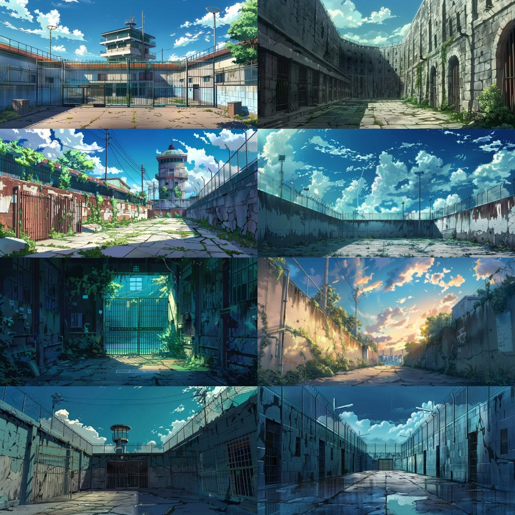 Prison 200 background illustrations