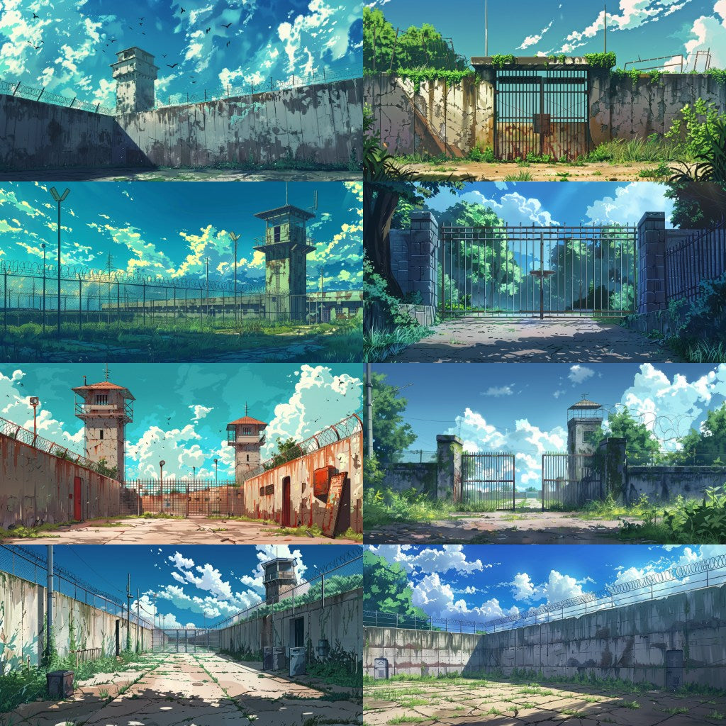 Prison 200 background illustrations