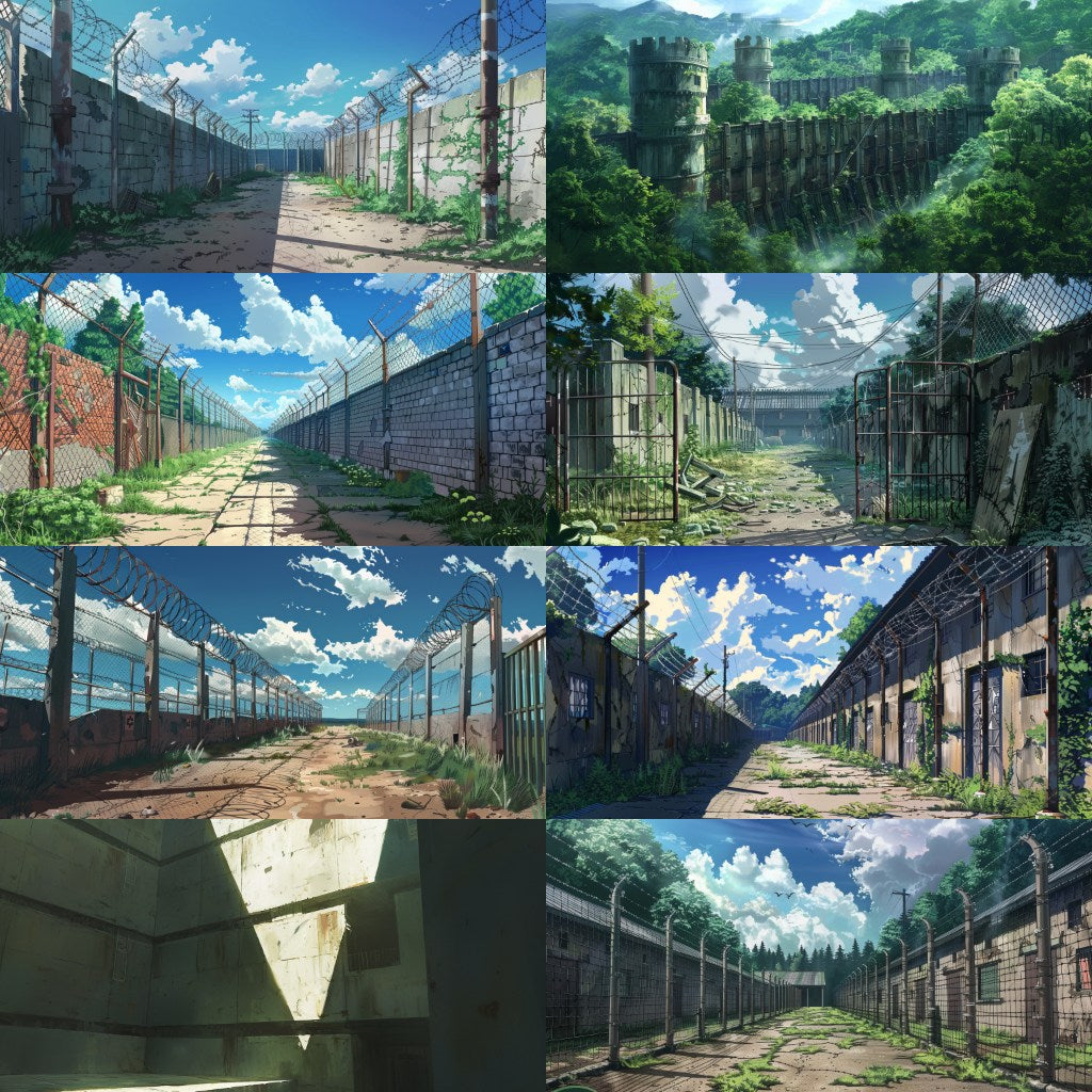 Prison 200 background illustrations