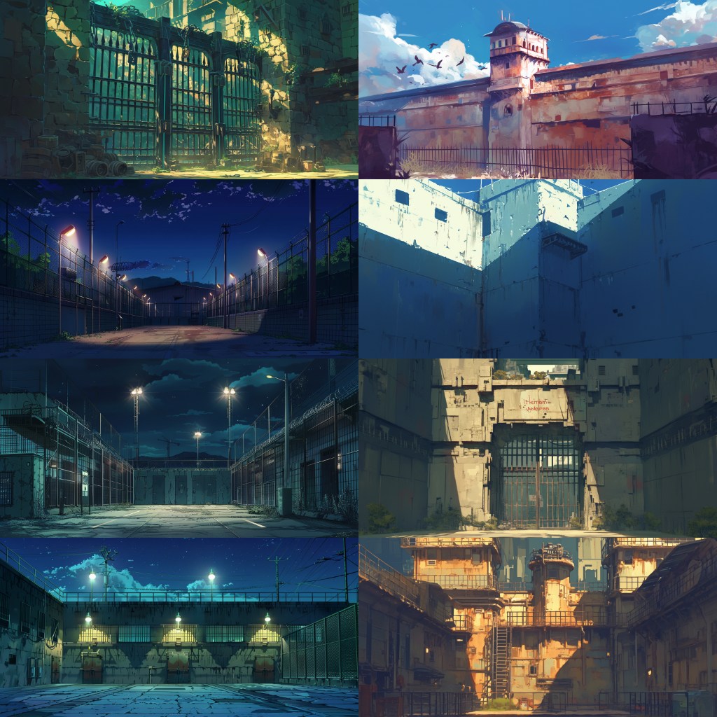 Prison 200 background illustrations