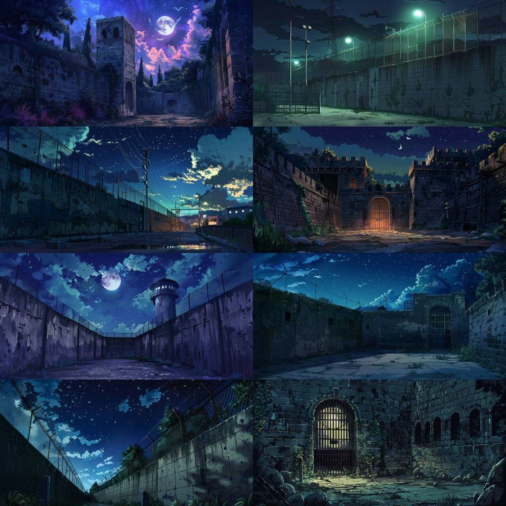 Prison 200 background illustrations