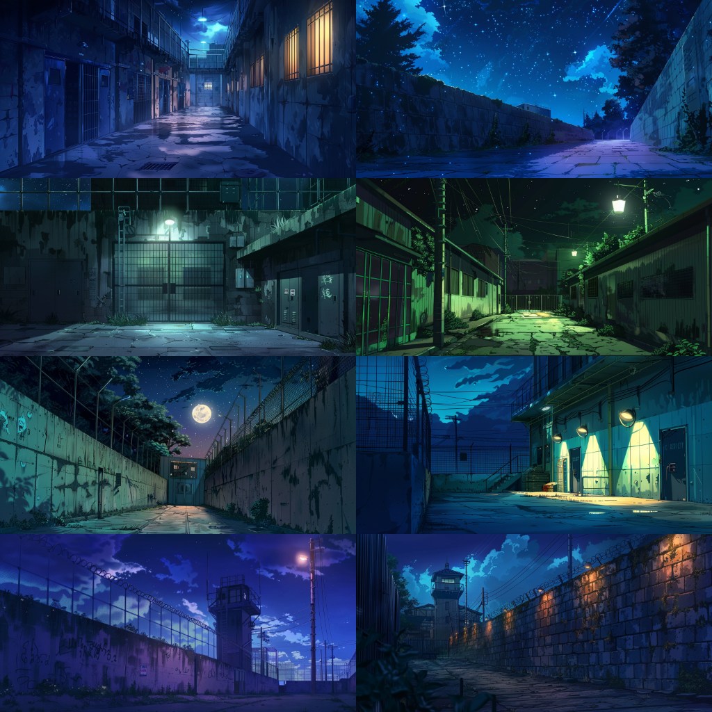 Prison 200 background illustrations
