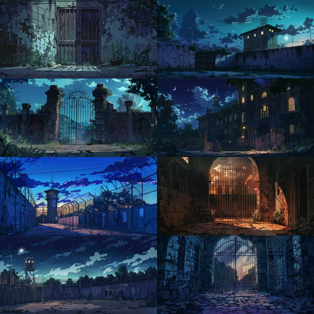 Prison 200 background illustrations