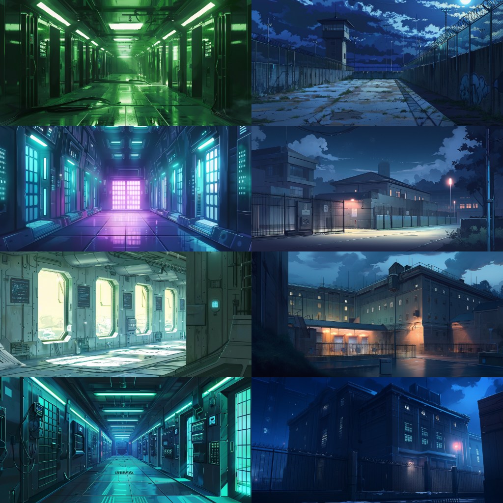 Prison 200 background illustrations