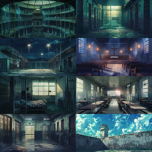 监狱 200 背景插图