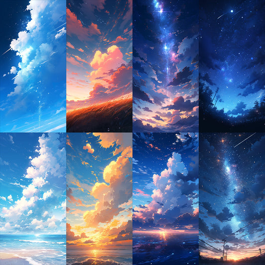 Sky 100 背景插图(肖像)