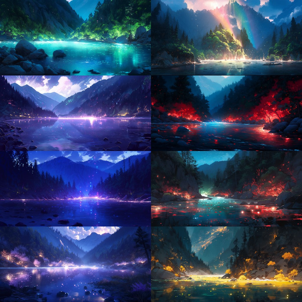 River Lake 200 background illustrations