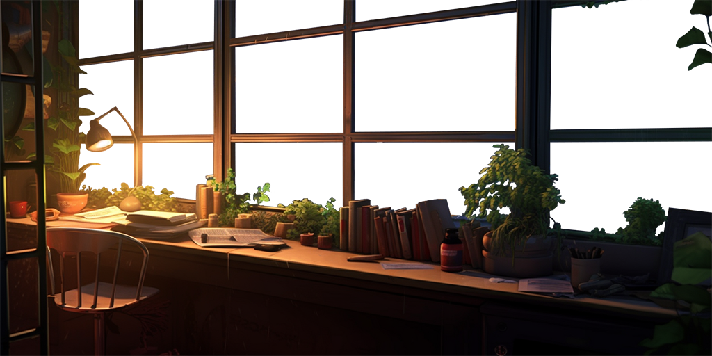 Window Only Transparent Room Illustrations