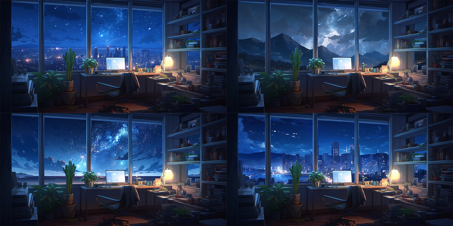 Window Only Transparent Room Illustrations