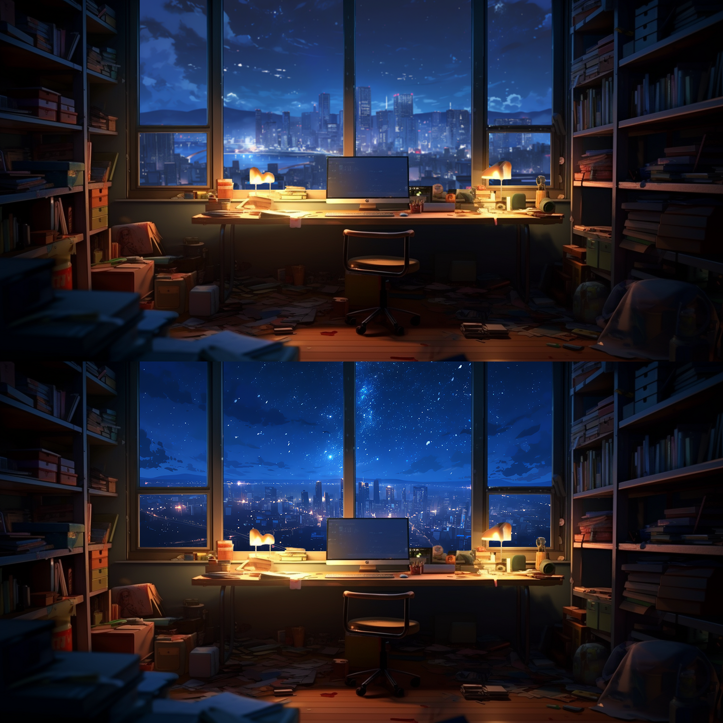 Window Only Transparent Room Illustrations