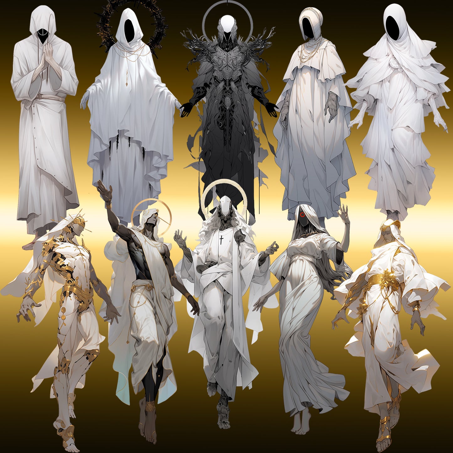Monster 55 Illustrations (Transparent PNG)