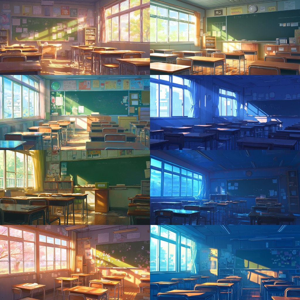 School 300 background illustrations