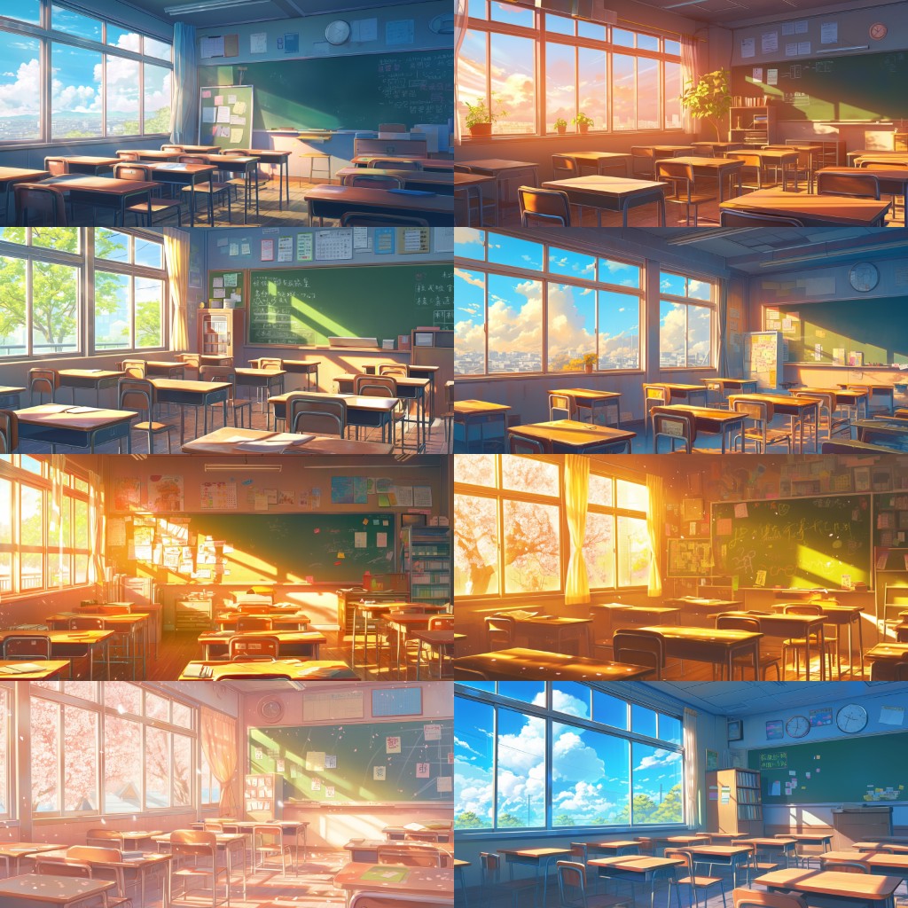 School 300 background illustrations