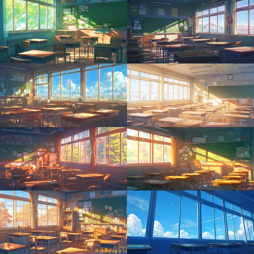 School 300 background illustrations
