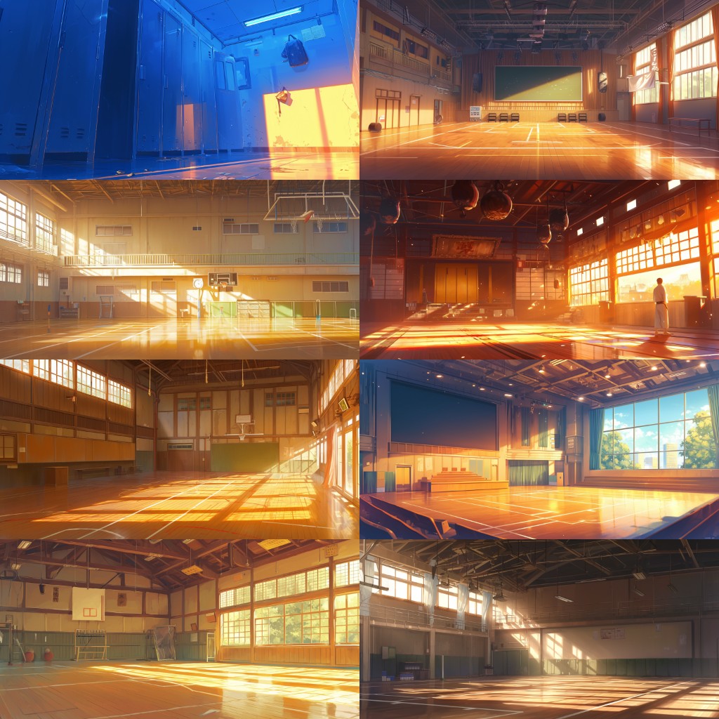 School 300 background illustrations