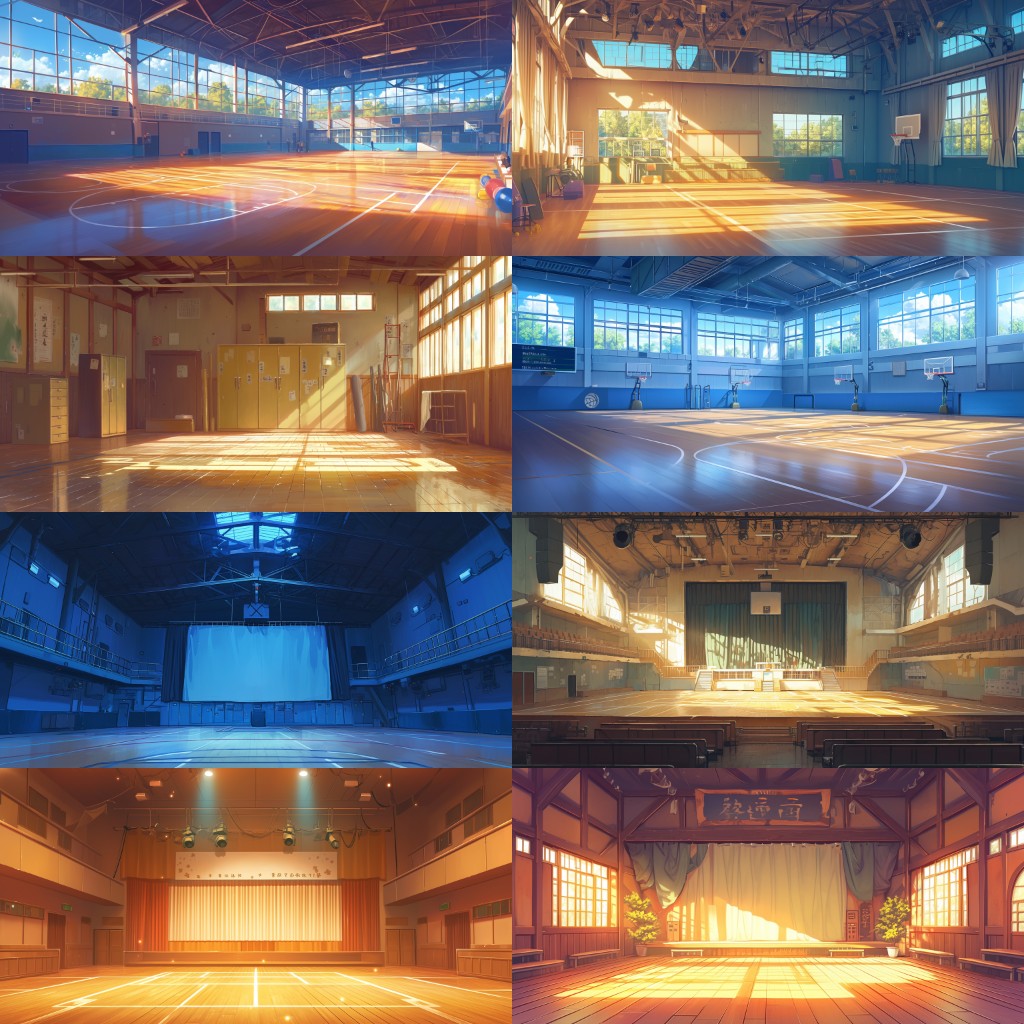 School 300 background illustrations