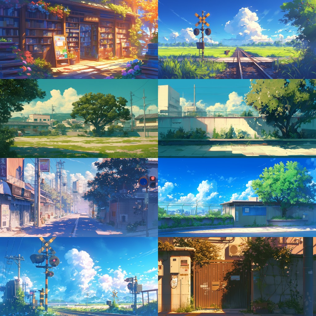 School 300 background illustrations