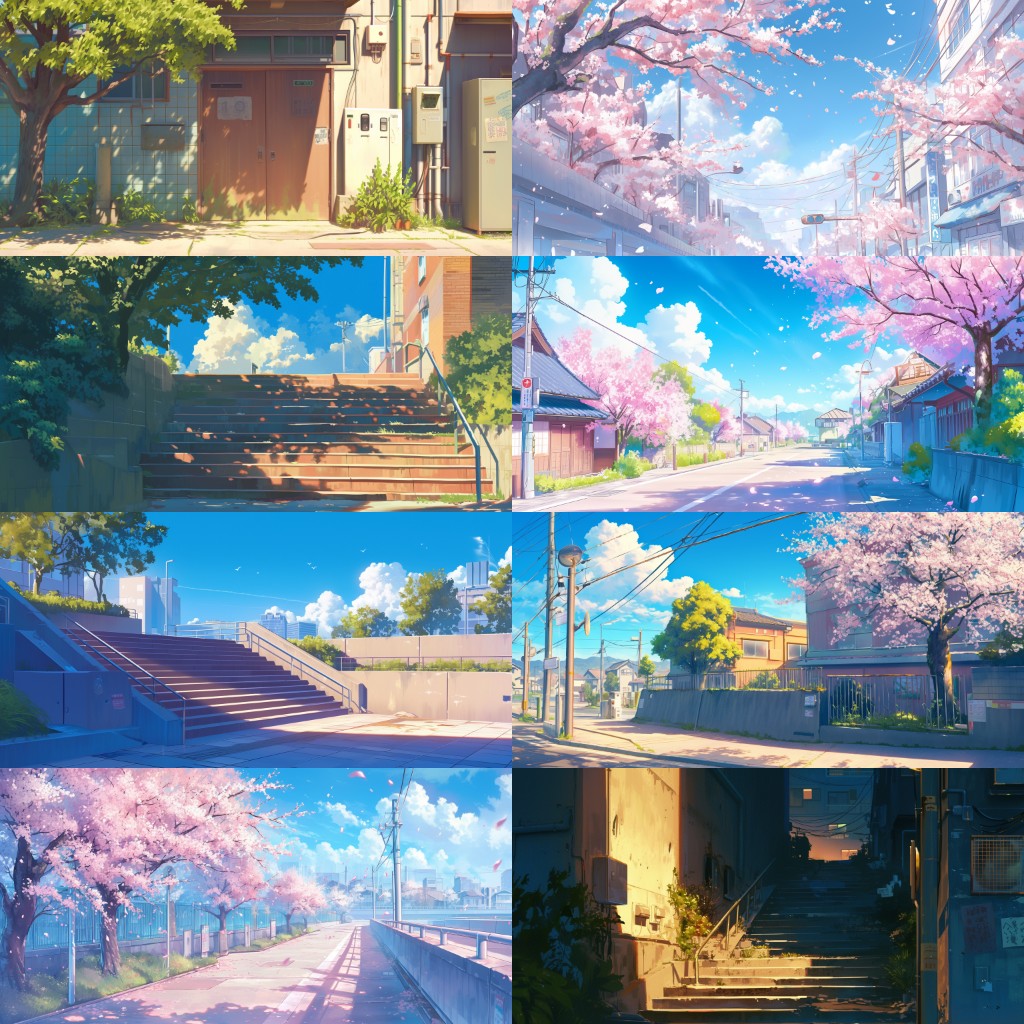 School 300 background illustrations