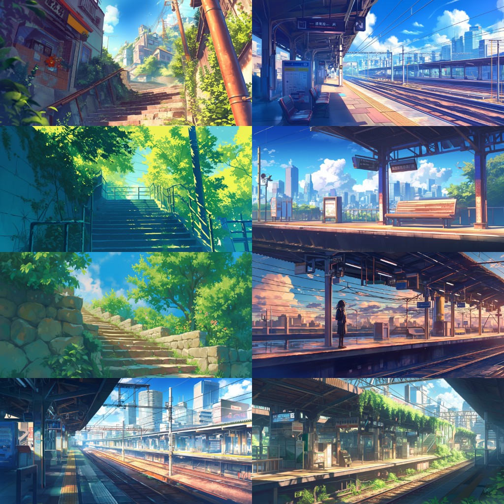 School 300 background illustrations