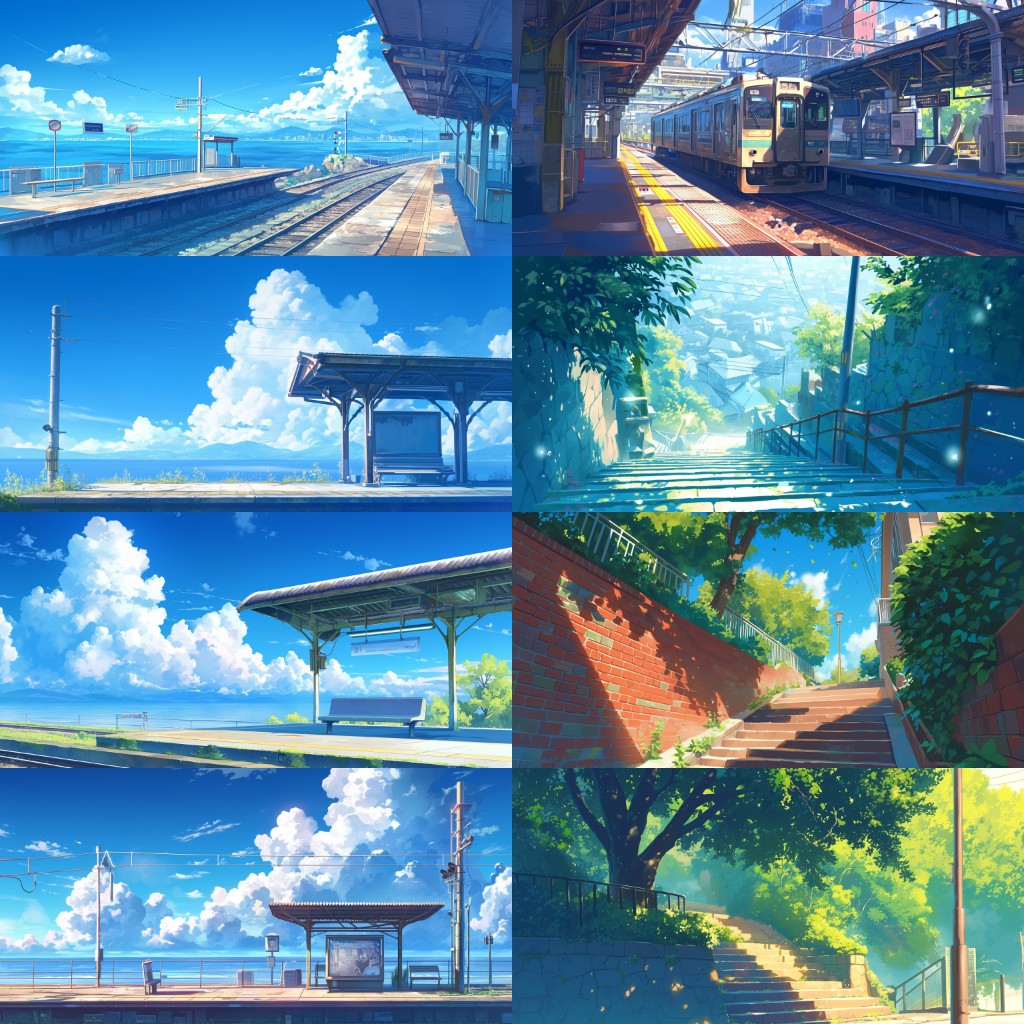 School 300 background illustrations