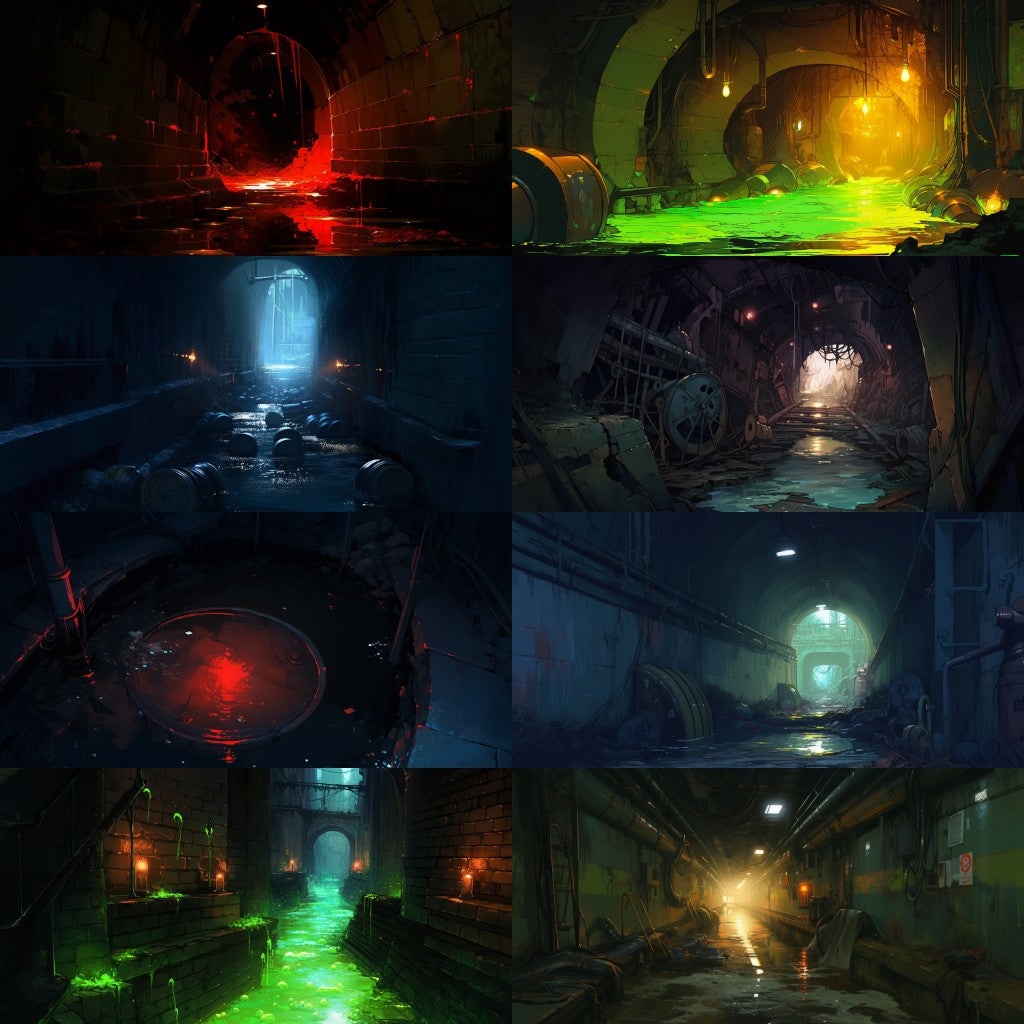 Sewer 110 background illustrations