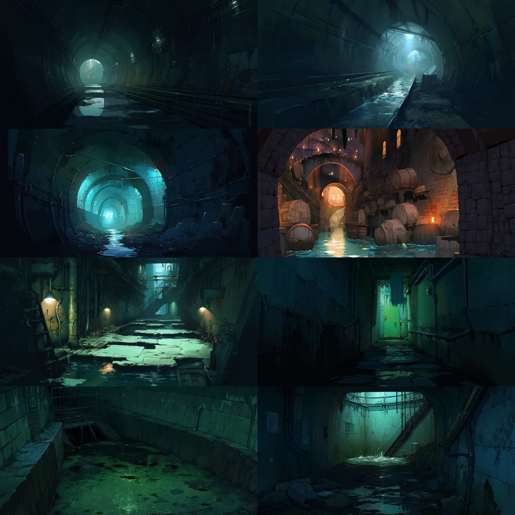 Sewer 110 background illustrations