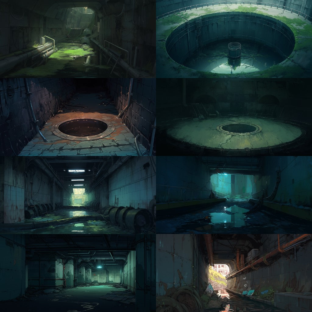 Sewer 110 background illustrations