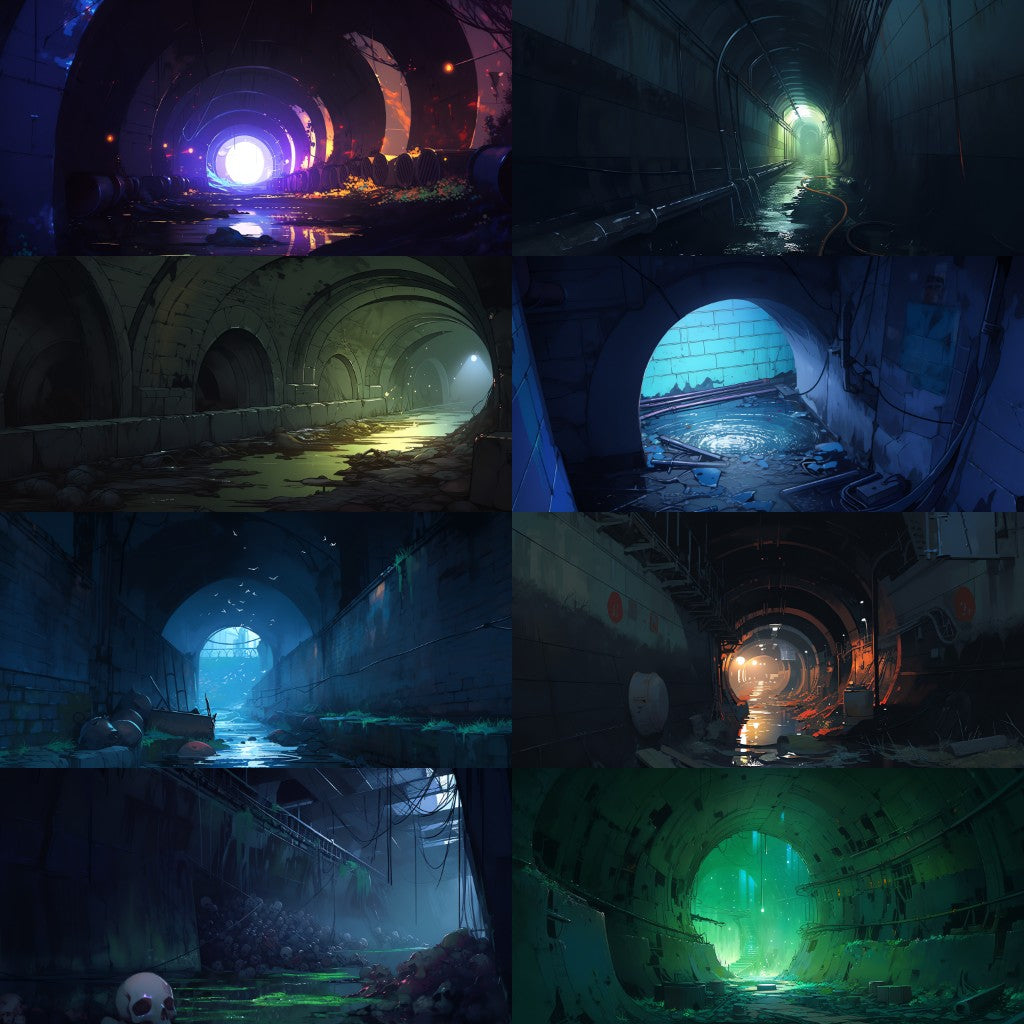 Sewer 110 background illustrations
