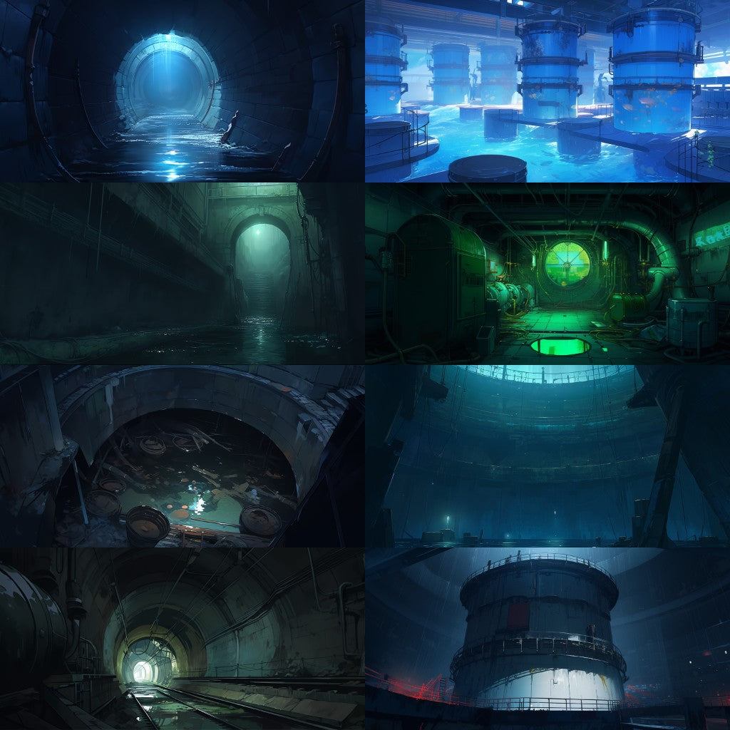 Sewer 110 background illustrations