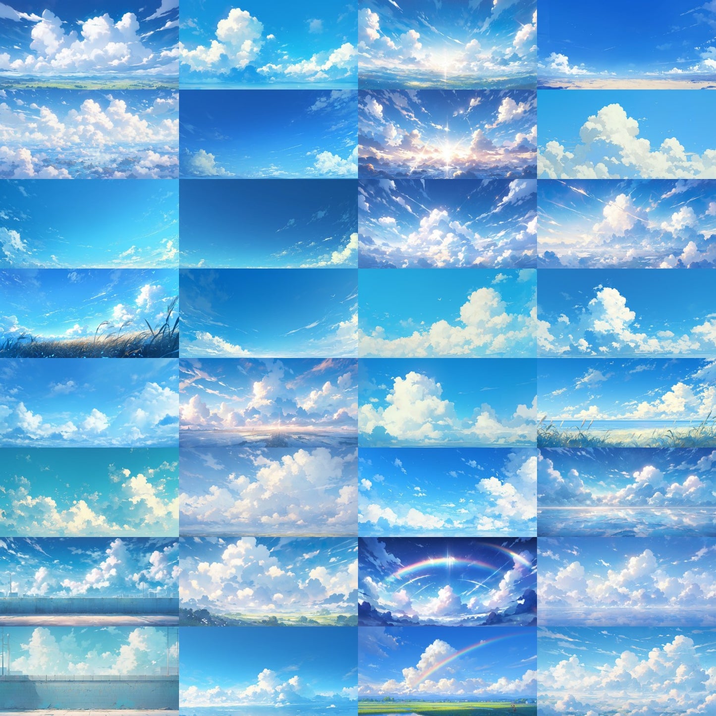 Sky 350 background illustrations
