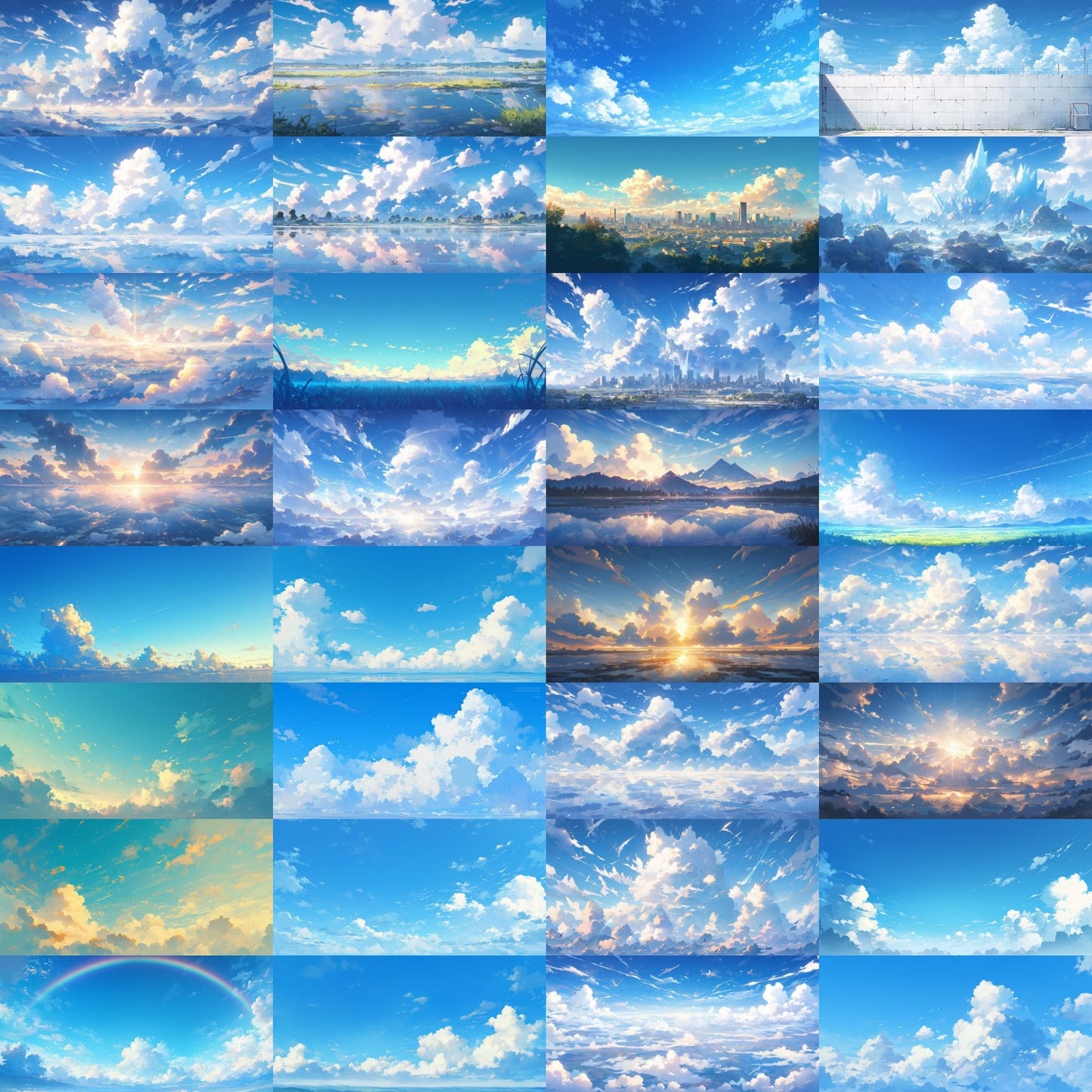 Sky 350 background illustrations
