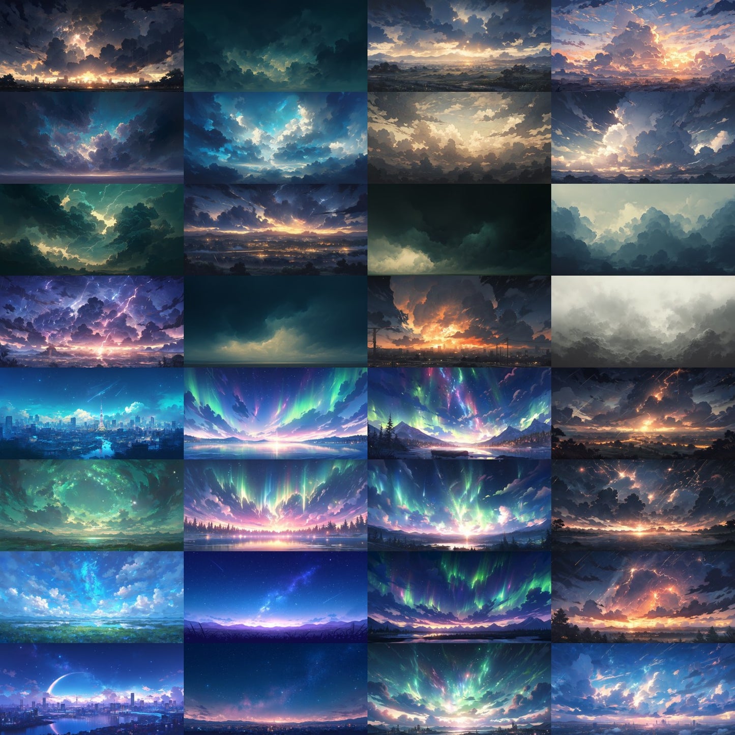 Sky 350 background illustrations